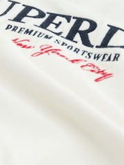 Conjunto de moletom com bordado branco Superdry - Imagem 11 de 11