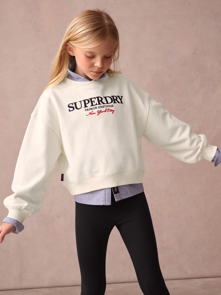 Superdry Navy/White Leggings Set - Image 3 of 11