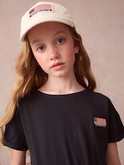 Superdry Navy Classic Flag Dress - Image 2 of 5