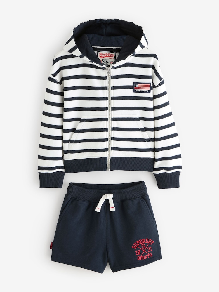 Superdry Navy Sweat Set - Image 6 of 11