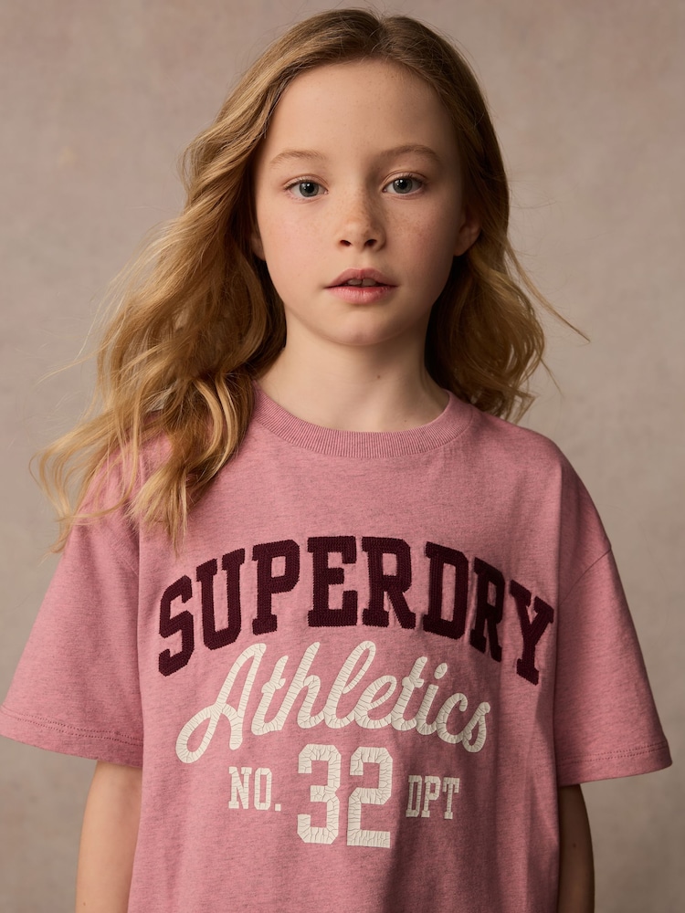 Superdry Pink T-Shirt - Image 3 of 9