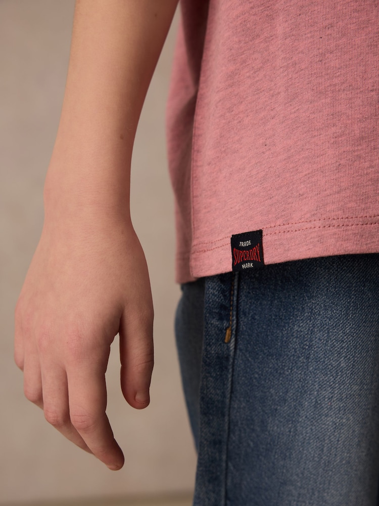 Superdry Pink T-Shirt - Image 5 of 9