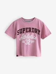 Superdry Pink T-Shirt - Image 6 of 9