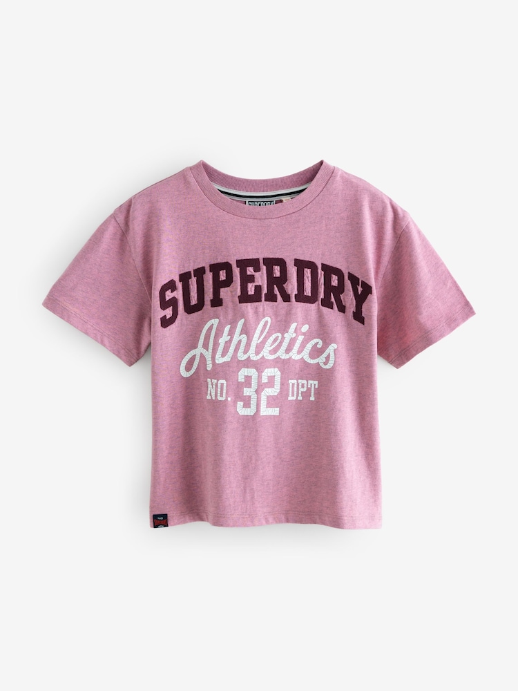 Superdry Pink T-Shirt - Image 6 of 9
