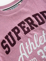 Superdry Pink T-Shirt - Image 8 of 9