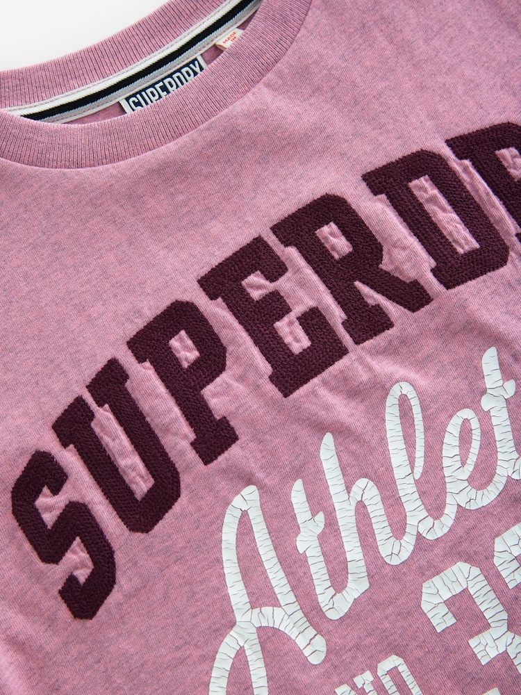 Superdry Pink T-Shirt - Image 8 of 9