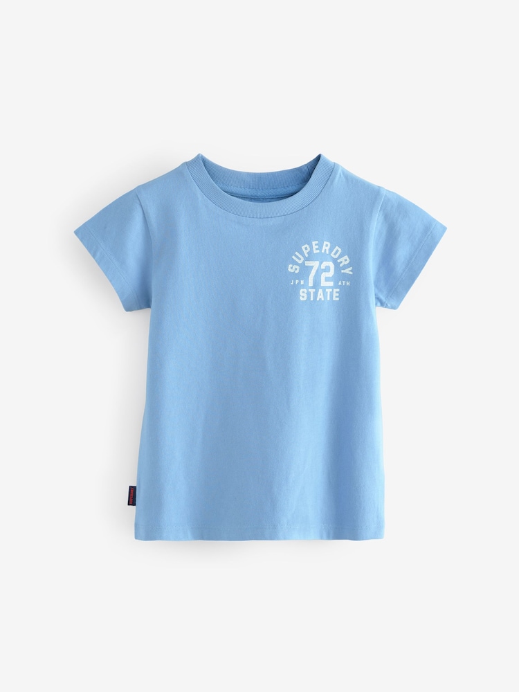 Superdry Purple/White T-Shirt 3 Pack - Image 4 of 7
