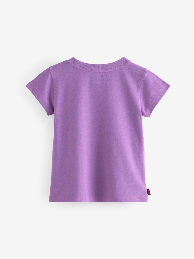 Superdry Purple/White T-Shirt 3 Pack - Image 5 of 7