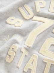 Superdry Grey Marl 72 Sweatshirt - Image 5 of 5