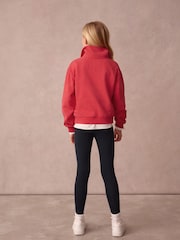 Superdry Red Japan Half Zip Top And Leggings Set - Image 3 of 11