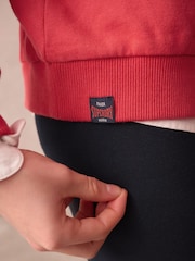 Superdry Red Japan Half Zip Top And Leggings Set - Image 4 of 11