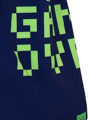 Harry Bear Blue Gaming Swim Shorts - Image 3 of 3