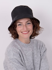 Totes Black Ladies Isotoner Weather Bucket Hat - Image 1 of 2