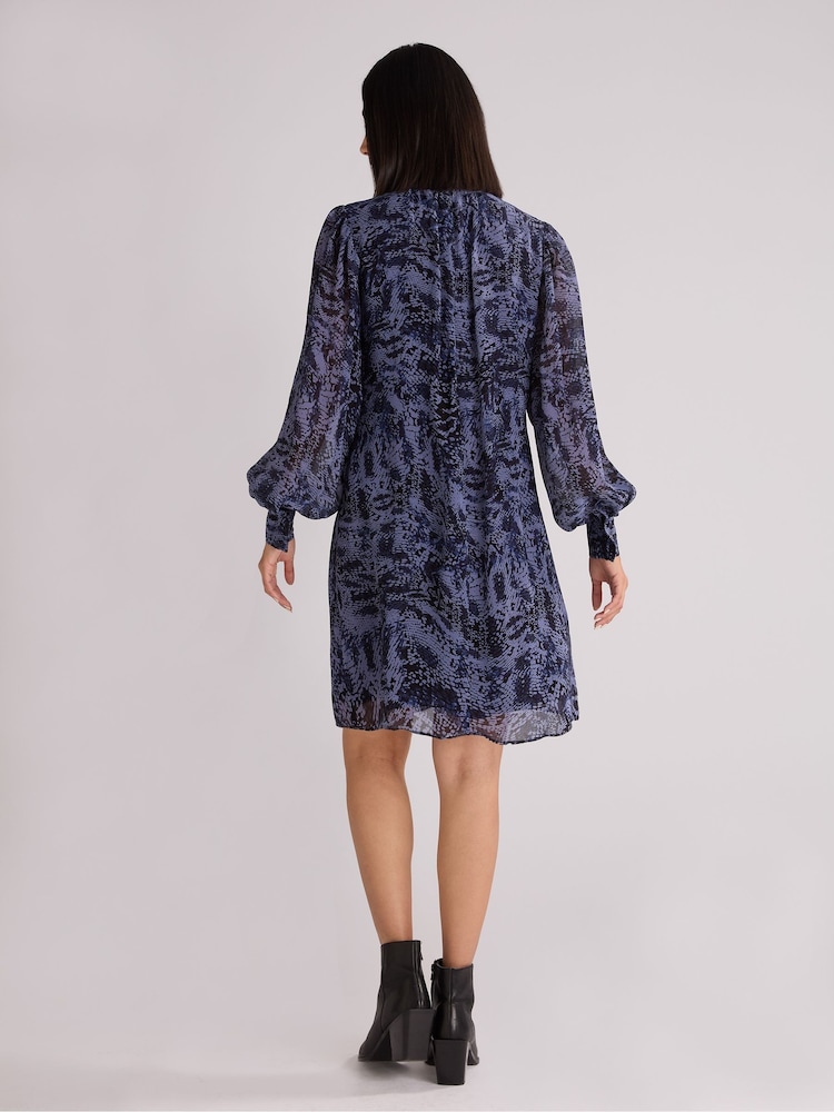 Ro&zo hochgeschlossenes Kleid mit Schlangeneffekt - Bild 5 von 5