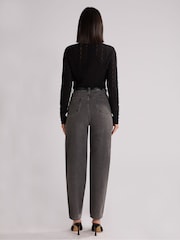 Ro&Zo Grey Straight 100% Cotton Jeans - Image 3 of 3