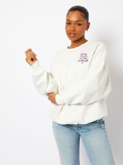 Skinnydip Cream Sweatshirt - Image 2 of 5