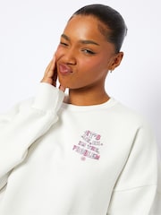 Skinnydip Cream Sweatshirt - Image 4 of 5