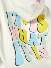 Skinnydip Cream Oversized Hoodie - Image 4 of 4