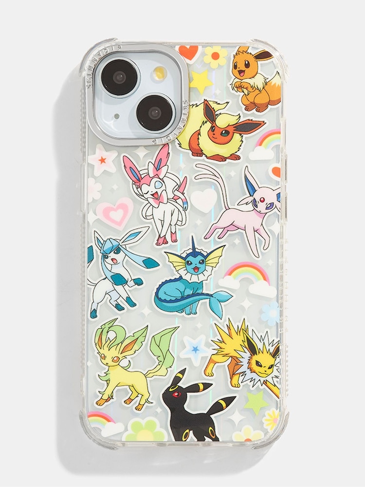 Skinnydip Green Wildflower Thistle Shock iPhone CaseiPhone 15 Plus Case - Image 2 of 5