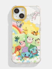 Skinnydip Olive Green Wildflower Thistle Shock iPhone CaseiPhone 15 Plus Case - Image 1 of 5