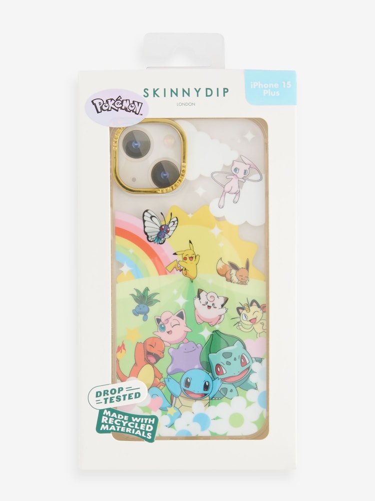 Skinnydip Olive Green Wildflower Thistle Shock iPhone CaseiPhone 15 Plus Case - Image 2 of 5