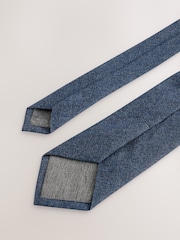 Blue Melange Tie - Image 2 of 3