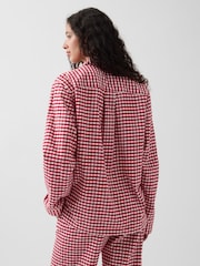 Rot, Vichy - Gap Softest Flannel Pyjamas Top - Bild 2 von 4