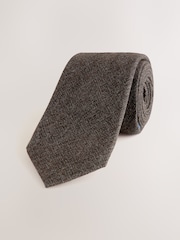 Brown Melange Tie - Image 1 of 3
