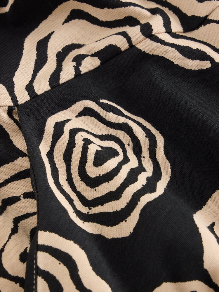White Stuff Black Ria Jersey Shirt Dress - Image 6 of 6