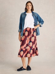 White Stuff Purple Ava Reversible Skirt - Image 2 of 7