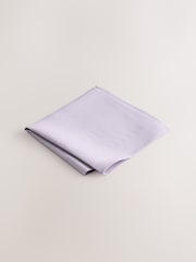 Lilac Textured Tie And Pocket Square Set - Image 4 of 4
