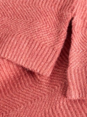 White Stuff Pink Lovely Rib Jumper - Image 6 of 6