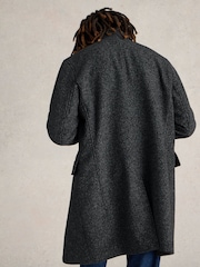 White Stuff Grey Wool Funnel Coat - Image 2 of 6