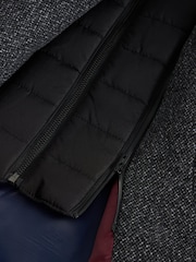 White Stuff Grey Wool Funnel Coat - Image 5 of 6
