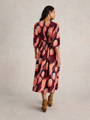 White Stuff Purple Lucy Midi Dress - Image 2 of 6