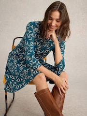 White Stuff Green Ria Jersey Shirt Dress - Image 4 of 6