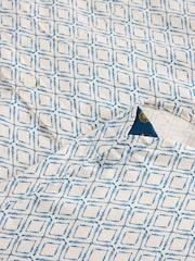 White Stuff Diamond Squiggle Printed 100% Cotton Shirt - Imagen 5 de 6