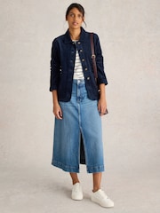 White Stuff Blue Carrie Corduroy Jacket - Image 1 of 6
