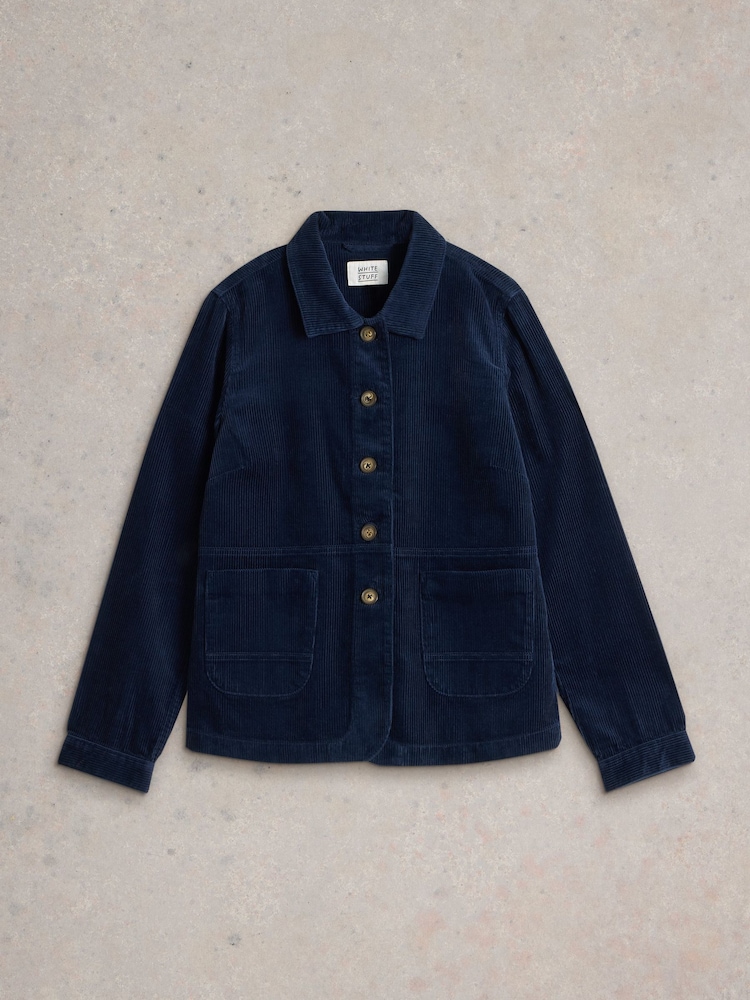White Stuff Blue Carrie Corduroy Jacket - Image 5 of 6
