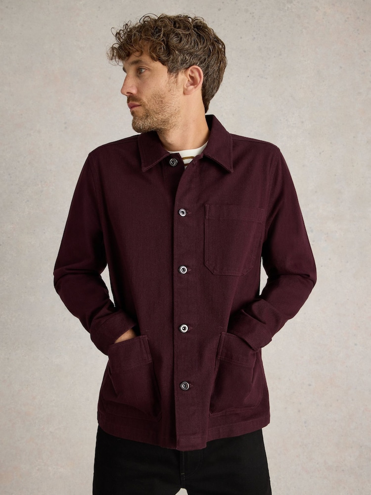 White Stuff Purple Kynman Workwear Jacket - Image 1 of 6