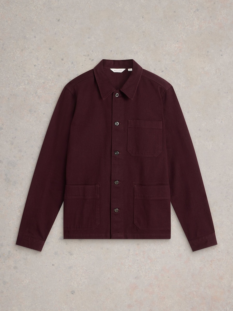 White Stuff Purple Kynman Workwear Jacket - Image 5 of 6