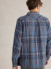 White Stuff Patchwork Check 100% Cotton Shirt - Изображение 3 из 6
