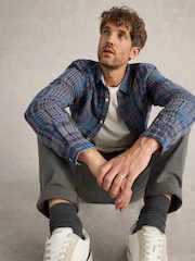 White Stuff Patchwork Check 100% Cotton Shirt - Изображение 4 из 6
