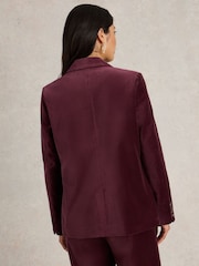 White Stuff Purple Evelyn Velvet Blazer - Image 2 of 6