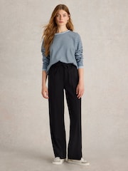 White Stuff Blue Clara Sparkle LS T-Shirt - Image 1 of 6