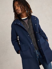 White Stuff Blue Commuter Coat - Image 4 of 6