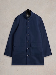 White Stuff Blue Commuter Coat - Image 5 of 6