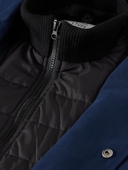White Stuff Blue Commuter Coat - Image 6 of 6