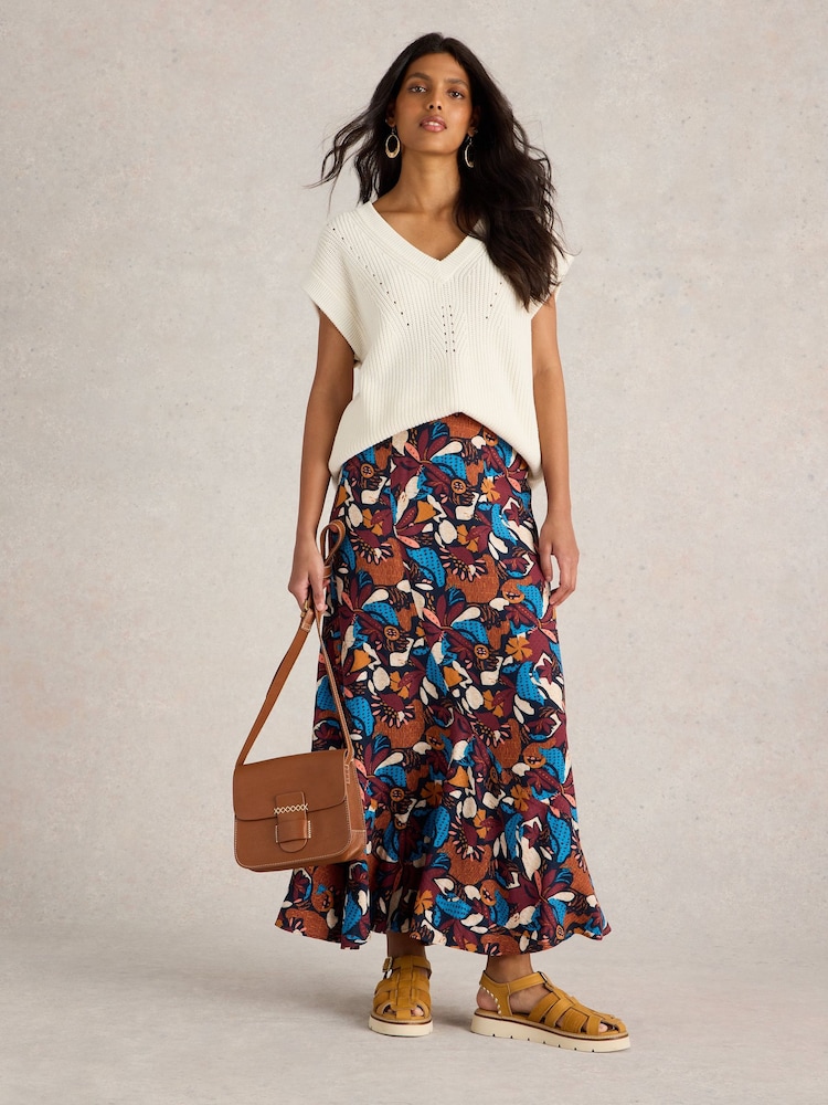 White Stuff Blue Sara Maxi Skirt - Image 1 of 6 White Stuff Blue Sara Maxi Skirt - Image 1 of 6