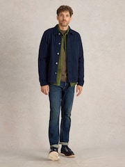 White Stuff Blue Kynman Workwear Jacket - Image 1 of 6